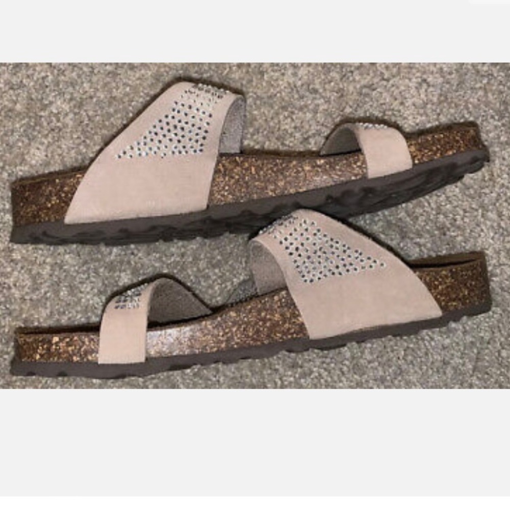 Modabella Sparkly Leather Sandals